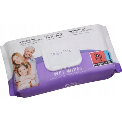 Motive Wet Wipes Vlhčené obrúsky s prebiotikom a alantoínom 48 ks