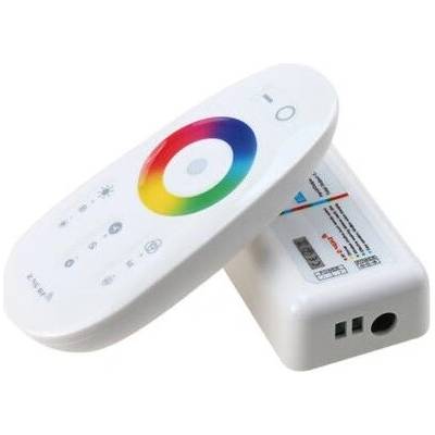 OPTONICA LED pásový dálkový ovladač, RGB, 216 W, 18 A – dotykový ovladač, bílý, AC6315