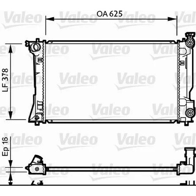 Chladič, chlazení motoru VALEO 734712