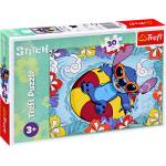 Trefl Пъзел Trefl от 30 части - Лило и Стич на почивка (18305) - baby