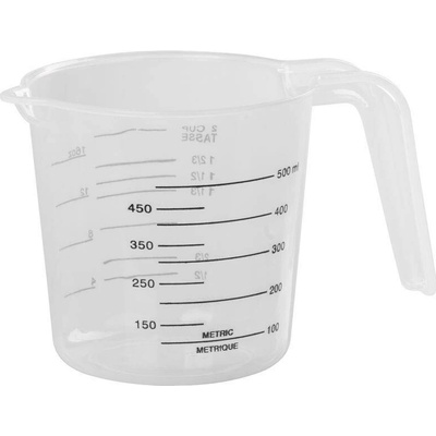 Odměrka plastová s výlevkou 0,5 l