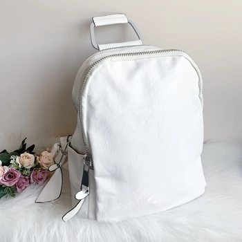 Image 1 of Бяла раница с метална дръжка модел-8104