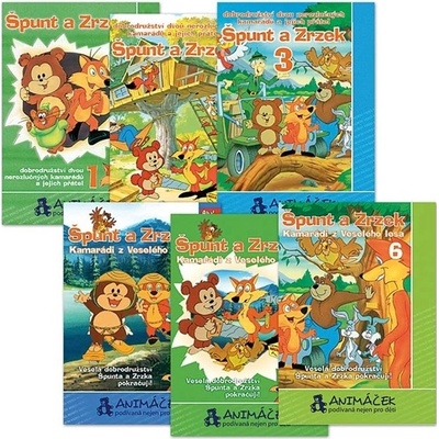 Špunt a Zrzek 1kolekce 6 DVD