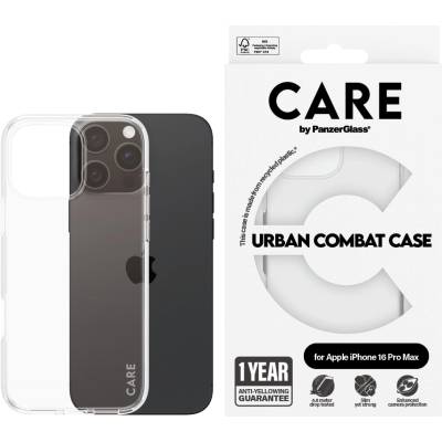 Panzer Калъф CARE - Urban Combat Clear Frame, iPhone 16 Pro Max, прозрачен (5715685004223)