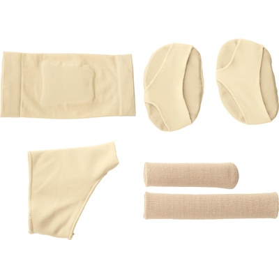 sensiplast Ponožka na patu / polštářek pod chodidlo / bandáž na vbočený palec / bandáže na prsty a prsty na noze