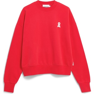 ARMEDANGELS Дамски пуловер ARMEDANGELS Women's Iconic Å Alizaa Sweat Jumper - Mars Red - размер XS (117-3690-0211)