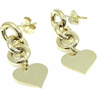 Šperky Jan Kos Jan Kos jewellery Stříbrné náušnice srdce 12119434