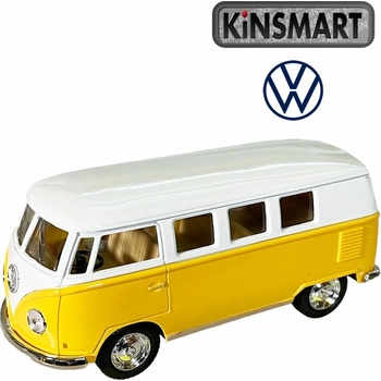 Kinsmart 1962 VW Classical Bus žltý 1:32