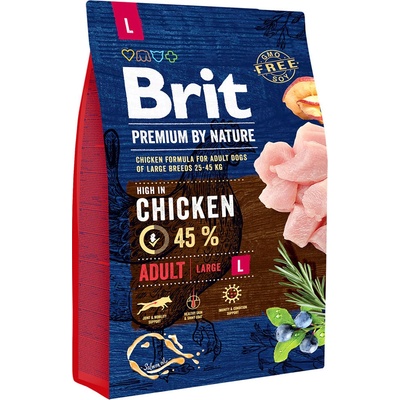 Brit Premium by Nature Adult Large Breed Chicken 2 x 3 kg