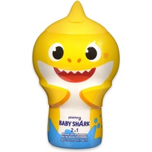 Air Val Baby Shark sprchový gél a šampón 2 v 1 pre deti 400 ml