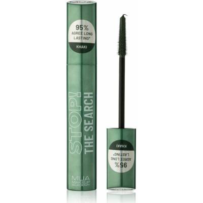MUA Makeup Academy Stop The Search dlhotrvajúca riasenka Khaki 12 ml