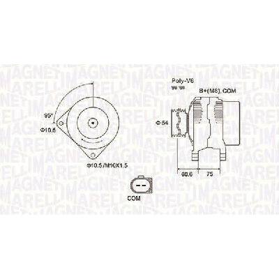 Generátor MAGNETI MARELLI 063732051010