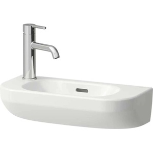 Laufen Lua - Умивалник 50х23 см, с преливник, отвор за батерията вляво, бял H8150820001051 (H8150820001051)