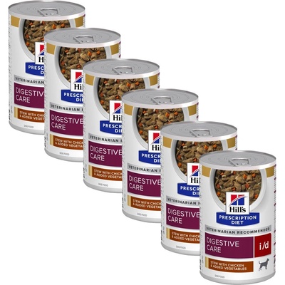 Hill's Hill s Prescription Diet i/d Stew Грижа за храносмилането консерви за кучета 6 x 354 г