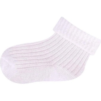 bílé ohrnovací ponožky
