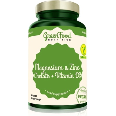 GreenFood Nutrition Magnesium & Zinc Chelate + Vitamin D3 45 g