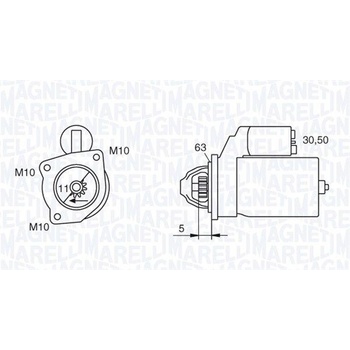 Štartér MAGNETI MARELLI MQS1377