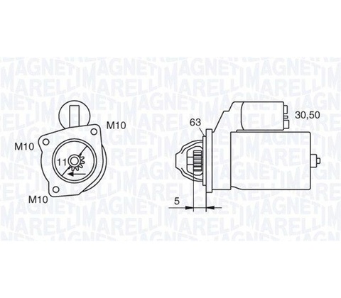 Štartér MAGNETI MARELLI MQS1377