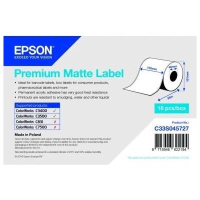 Epson 105mmx35m, 18ks, C33S045727 – Zboží Dáma