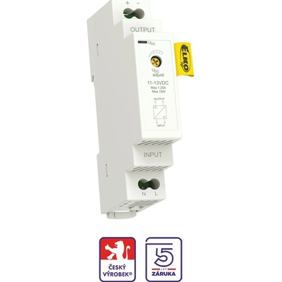 Spínaný stabilizovaný napájecí zdroj PS1M-15/12V ELKO EP 8595188180474