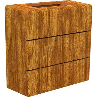 Immax 08523L - LED външно стенно осветително тяло LUXLINE 6W/230V 3000K IP54 цвят орех (IM1472)