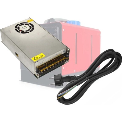 Napájecí zdroj 12V 25A 300W pro WEBASTO, nezávislé topení + KABEL 3m 230V
