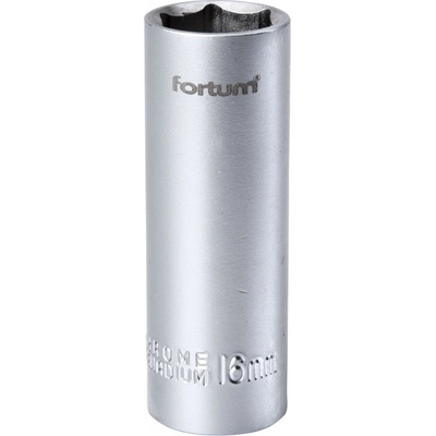 FORTUM hlavice nástrčná na zapalov. svíčky 1/2", 16mm, L 65mm