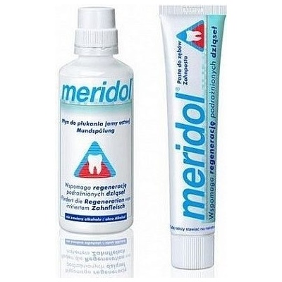 Meridol 400 ml + zubná pasta 75 ml