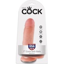 Pipedream King Cock 7" Cock with Balls Tan
