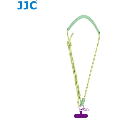 JJC APC-YNG, Popruh na krk pre akčné kamery a telefóny, zelený / žltý