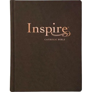 Inspire Catholic Bible NLT (Leatherlike, Dark Brown): The Bible for Coloring & Creative Journaling | Tyndale (ISBN: 9781496454966)