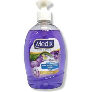 MEDIX течен сапун, Violet Blossom, С антибактериална съставка, 400мл