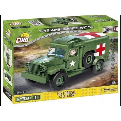 COBI 2257 Small Army 1942 Sanitka WC 54, 1:35, 293 kostek