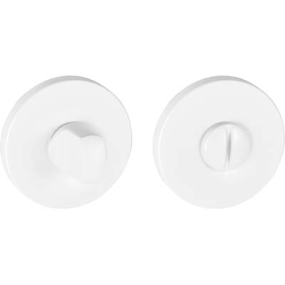 Rozeta ku kľučke MPK - ROZETA - R S6 BIM - biela matná (WHITE) | MP-KOVANIA.sk
