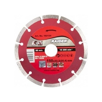 Raider Diamantový kotouč 150 x 22.2 mm RD-DD23 - TM-162124