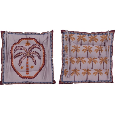 DECORIS ВЪЗГЛАВНИЦА ЗА СТОЛ 871471 40x40x4см ПАЛМИ (871471)