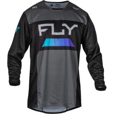 Fly Racing Kinetic RELOAD sivo-čierno-modrý
