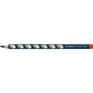 STABILO Графитен молив, HB, триъгълен, за дясна ръка, STABILO "Easygraph", бензин 322/HB (322/HB)
