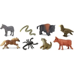 Safari Ltd Safari® Fun pack Животни от Дивия запад 8 фигурки (S100116)