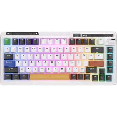 Royal Kludge KZZI K75 pro RGB Eternity Switch black and white