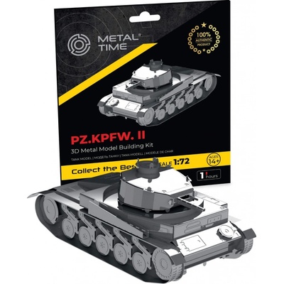 Metal Time Luxusná oceľová stavebnica tank Pz.Kpfw. II Ausf.G