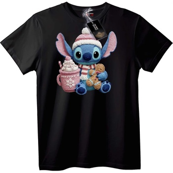NOONEBRAND Тениска Uютен Stitch Зима - 2XL, White