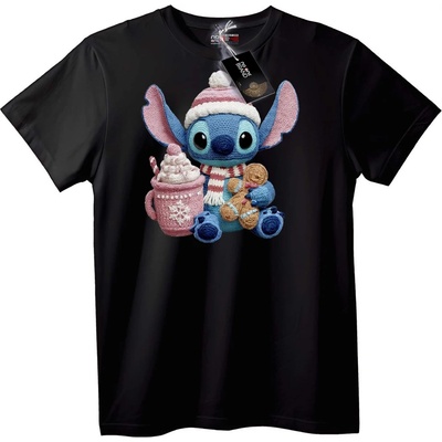 NOONEBRAND Тениска Uютен Stitch Зима - 2XL, White