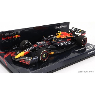 Minichamps Red bull F1 Rb18 Team Oracle Red Bull Racing N 11 2nd Belgium Gp 2022 Sergio Perez Matná modrá žltá červená 1:43