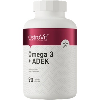 OstroVit Omega 3 and ADEK, 90 capsules