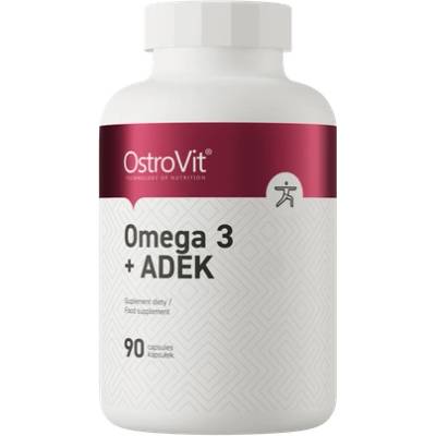 OstroVit Omega 3 and ADEK, 90 capsules