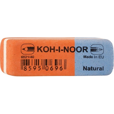 KOH-I-NOOR guma 6521/40 červeno-modrá