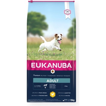 EUKANUBA Eukanuba ADULT Храна за кучета, суха, за възрастни, с пилешко и пуешко, 15 kg