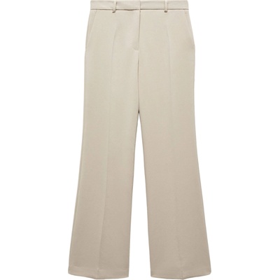 MANGO Панталон с ръб 'Pompeya' сиво, размер XL