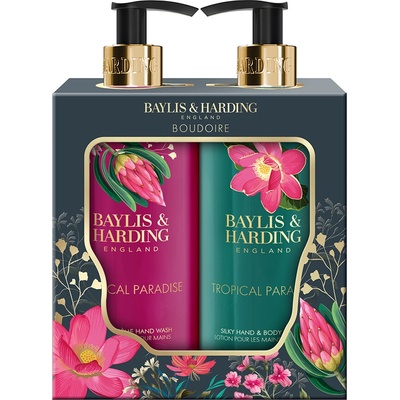 Baylis & Harding Boudoire tekuté mýdlo na ruce 300 ml + mléko na ruce 300 ml
